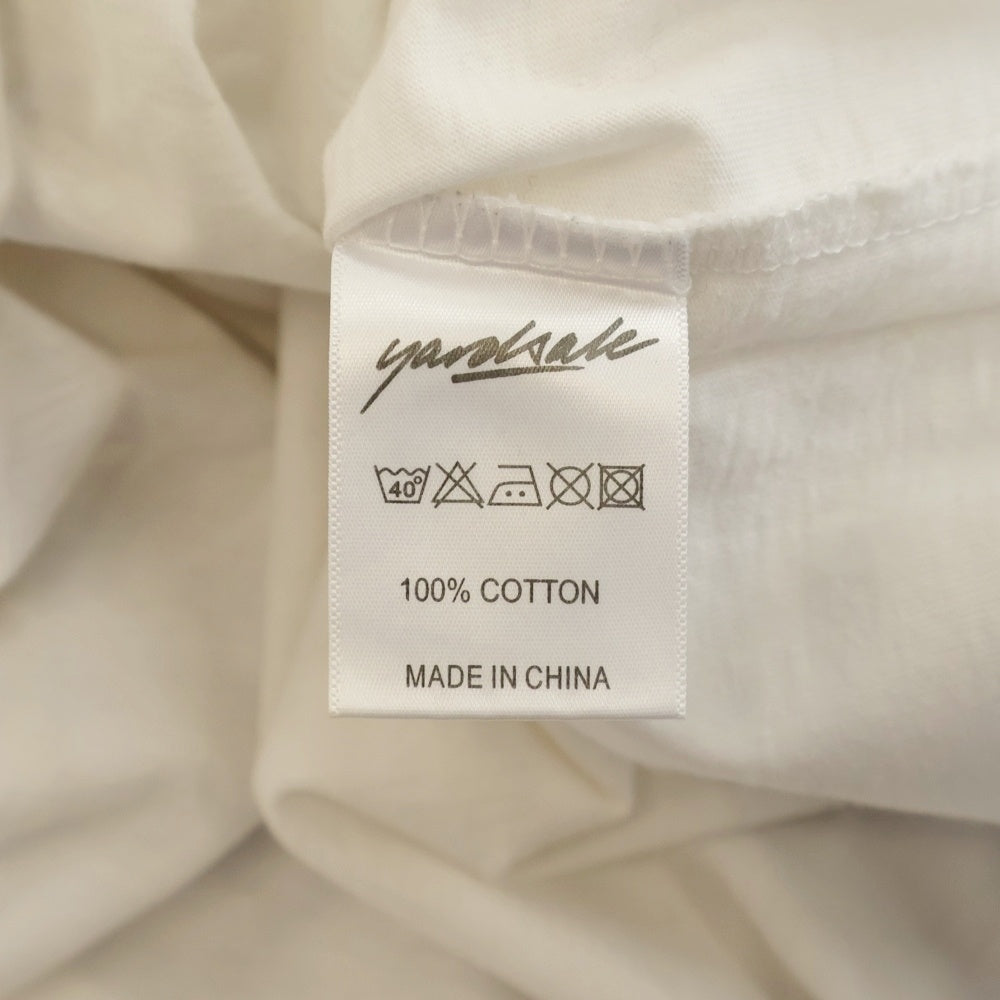 NO BRAND(ノーブランド) Yardsale ヤードセール ロゴプリント 半袖Tシャツカットソー ホワイト
