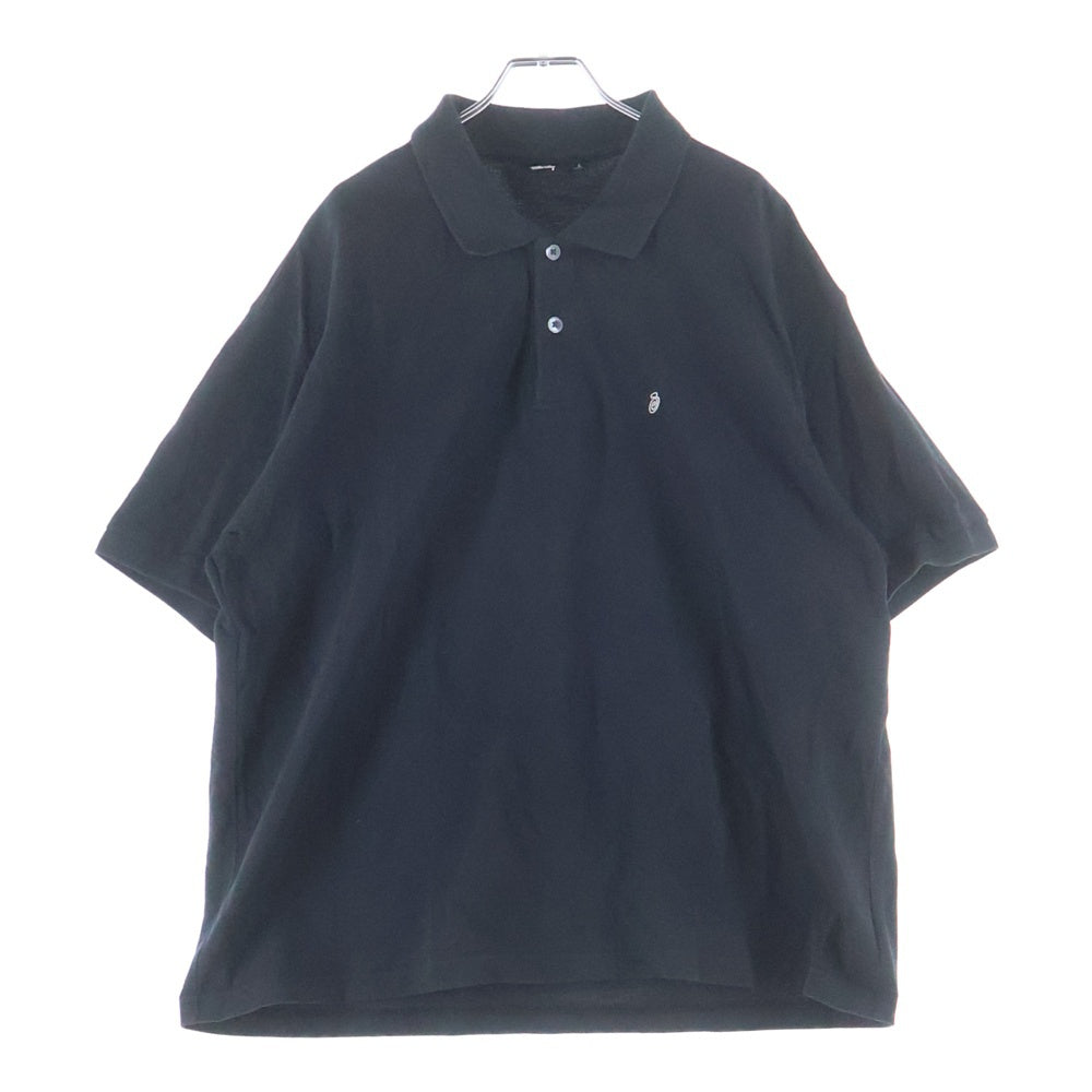 STUSSY(ステューシー) ロゴ刺繍 Pique Polo ピケ ポロシャツ 半袖T