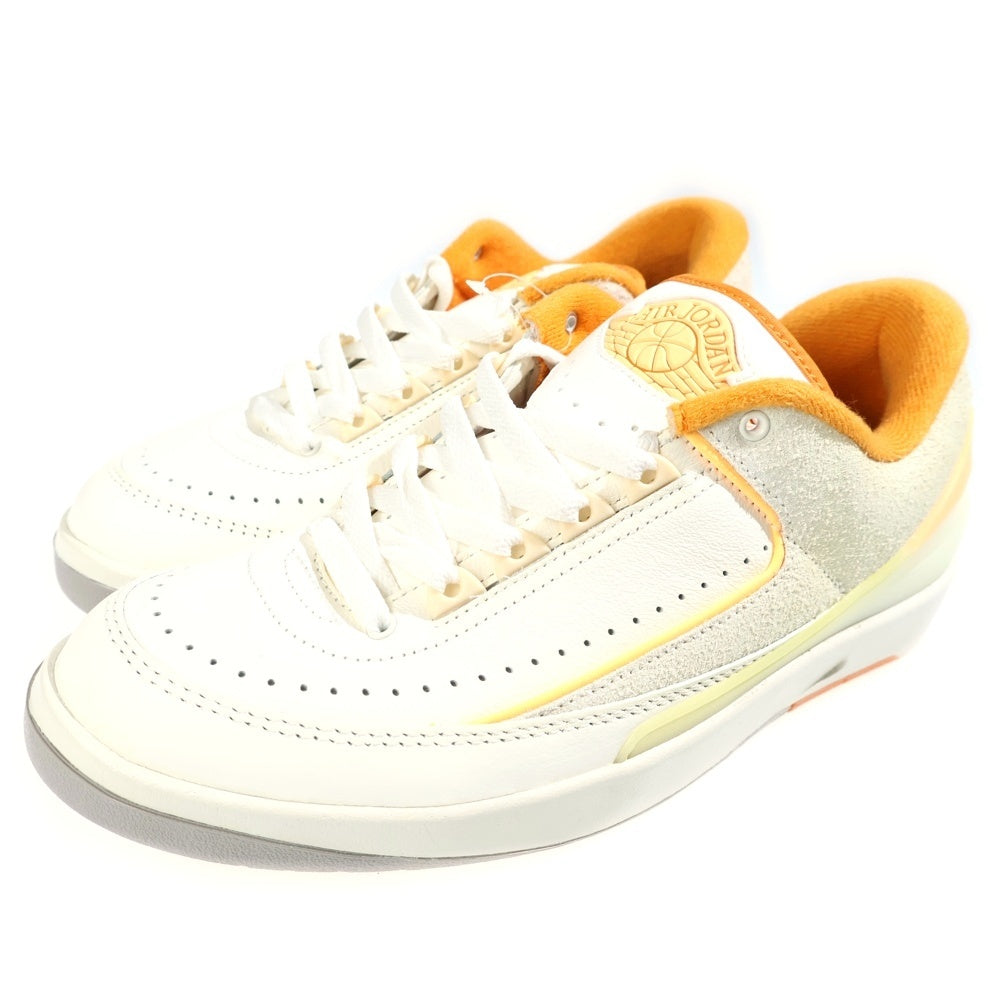 NIKE(ナイキ) Air Jordan 2 Low Craft Melon Tint エアジョーダン2 ロー クラフトメロンティント ローカットスニーカー クリーム/オレンジ US8.5/26.5cm DV9956-118
