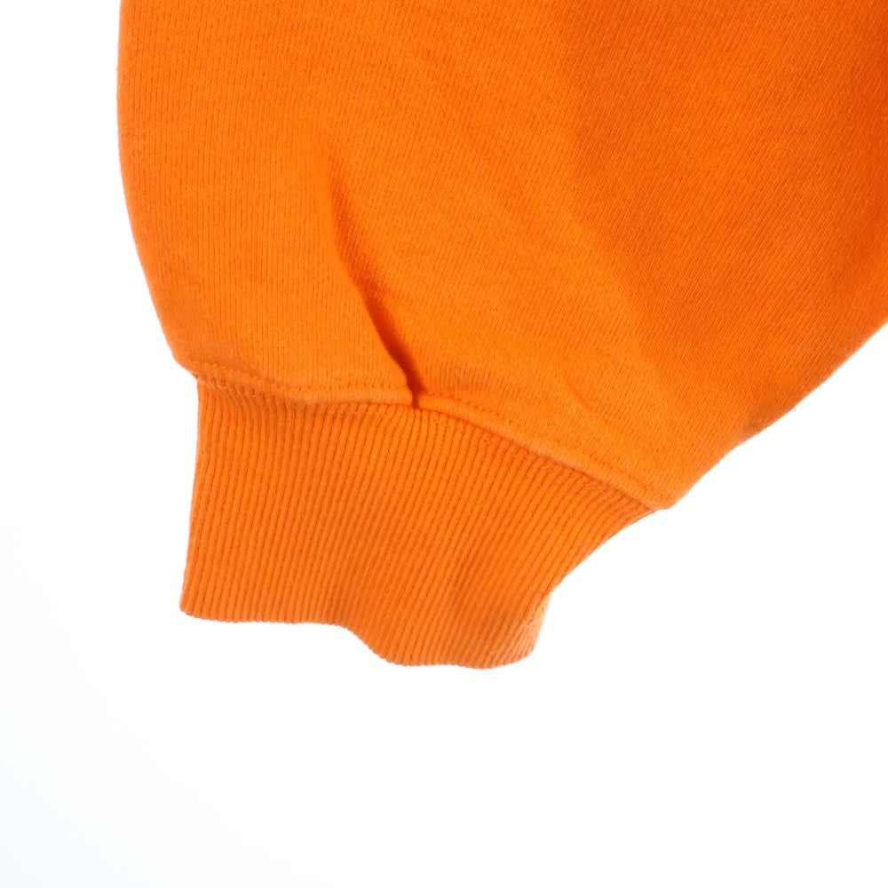 THISISNEVERTHAT(ディスイズネバーザット) 両面ロゴ刺繍 クルーネックスウェット トレーナー オレンジ TN20FSW001