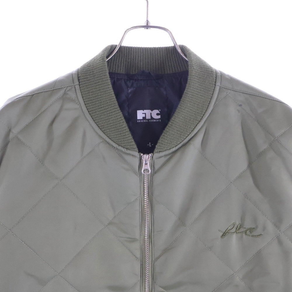 FTC(エフシーティー) 19AW QUILTED WORK JACKET ロリータ キルティング バッグプリント ワークジャケット カーキ FTC019AWJ08