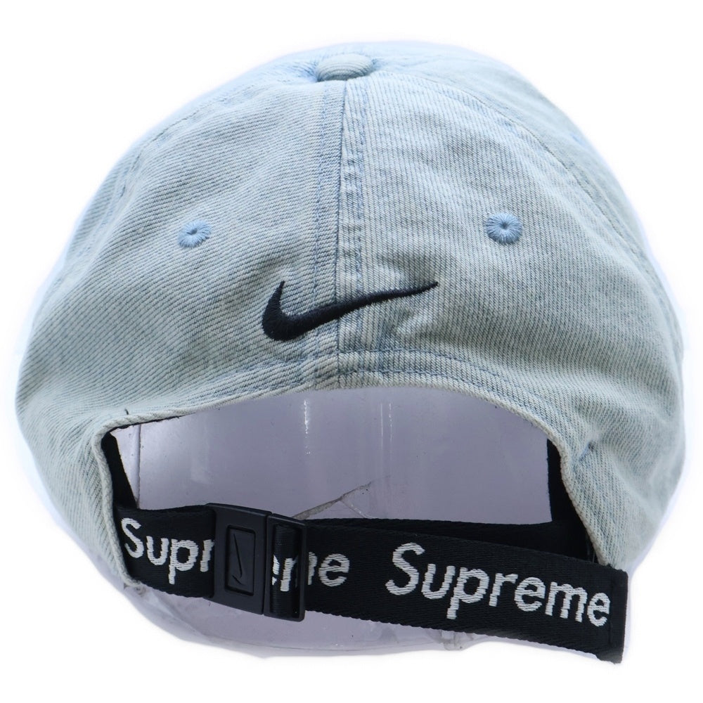 SUPREME(シュプリーム) 22AW × NIKE ACG Denim 6-Panel Cap ナイキ エーシージー 6パネル デニム ベースボールキャップ 帽子 インディゴ DQ7832-469