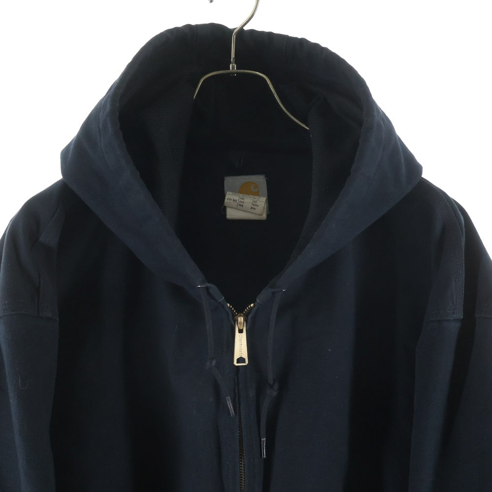CARHARTT(カーハート) DUCK ACTIVE JACKET 2011年 USA製 裏地サーマル ダック アクティブジャケット フーディ ブラック J131
