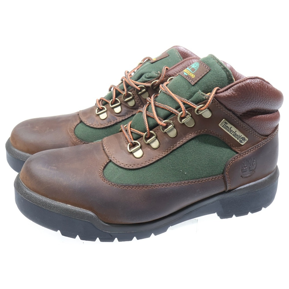Timberland(ティンバーランド) FIELD Boots F/L WP ウォータープルーフ フィールド レースアップブーツ ブラウン 8.5cm/26.5cm TB1A18A6D47