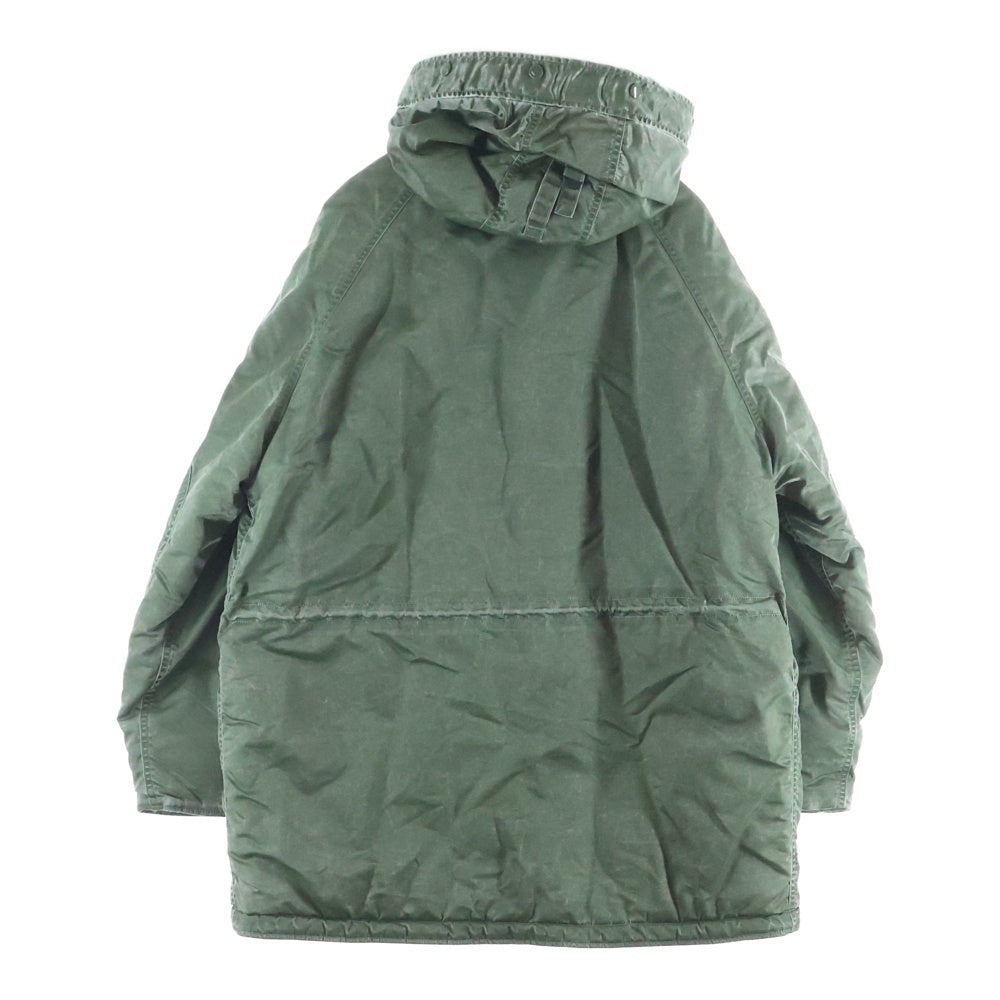 SUPREME(シュプリーム) 24AW Washed Flight Satin N-3B Parka ウォッシュド フライト サテン ミリタリー パーカー ジップアップ ジャケット カーキ