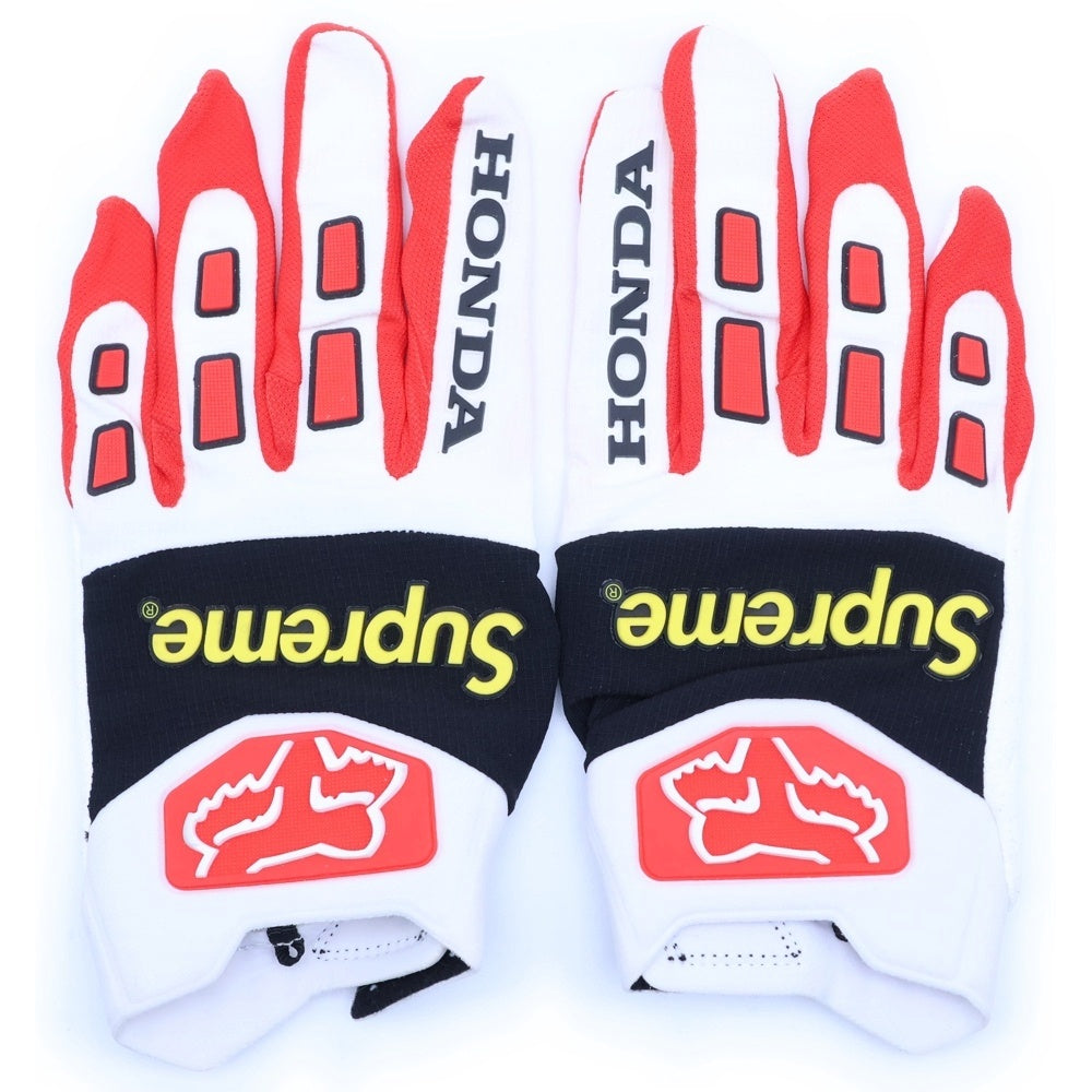 SUPREME(シュプリーム) 19AW ×HONDA ×FOX RACING Gloves ホンダ フォックスレーシング グローブ ホワイト
