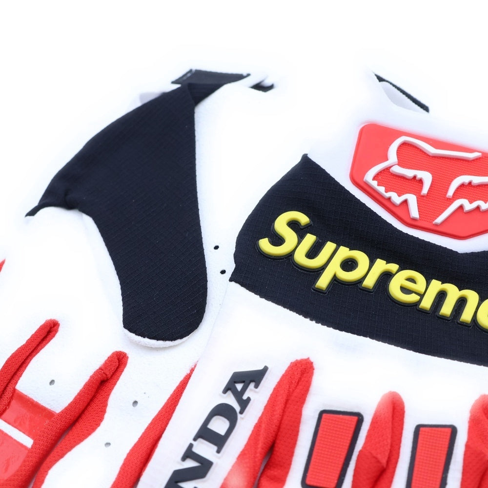 SUPREME(シュプリーム) 19AW ×HONDA ×FOX RACING Gloves ホンダ フォックスレーシング グローブ ホワイト