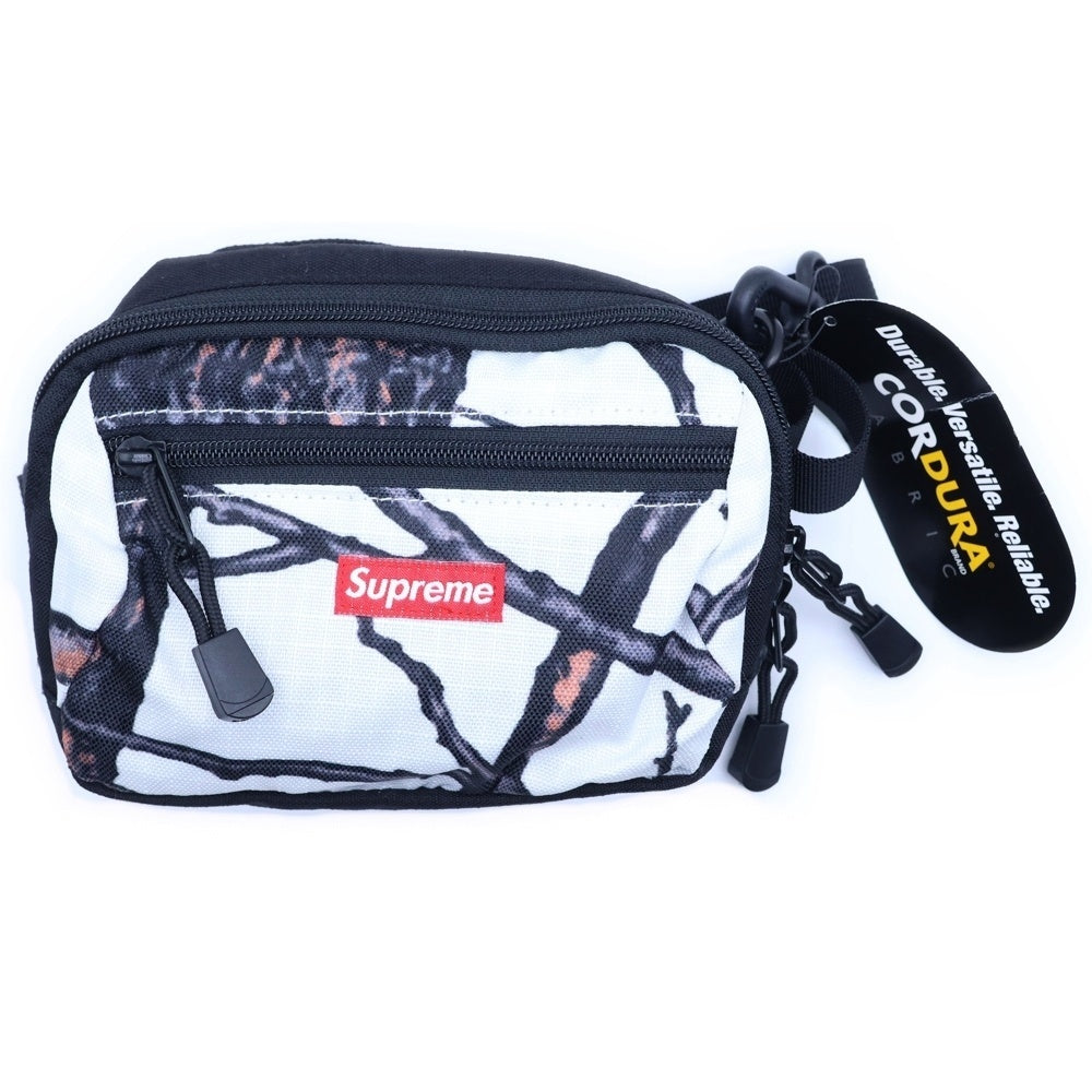 SUPREME(シュプリーム) 12AW Snow Camo Shoulder Bag スノーカモ 総柄 ミニショルダーバッグ ホワイト レディース