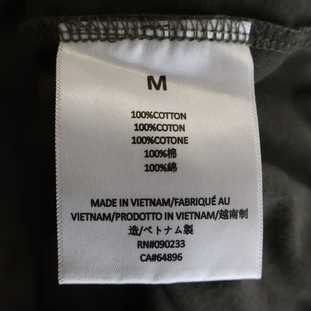 FEAR OF GOD ESSENTIALS(フィアオブゴッド エッセンシャルズ) フロントラバーロゴプリント 半袖Tシャツ カットソー チャコール