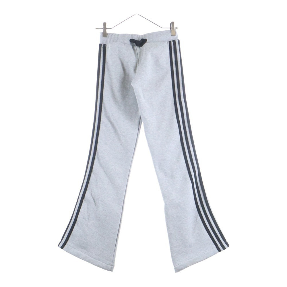 YORI SPORT(ヨリ スポーツ) YSSW BUTTCRACK SWEATPANTS サイドストライプ ブーツカット スウェットパンツ グレー レディース