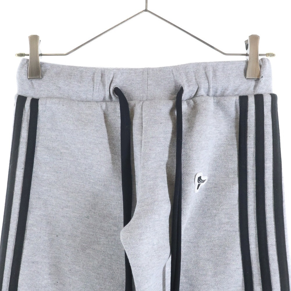 YORI SPORT(ヨリ スポーツ) YSSW BUTTCRACK SWEATPANTS サイドストライプ ブーツカット スウェットパンツ グレー レディース