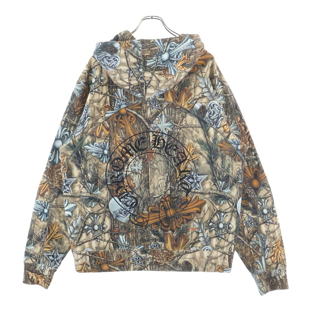 CHROME HEARTS(クロムハーツ) ×NIKE ×NOCTA DRAKE HOODIE ナイキ ノクタ ドレイク バックホースシュープリント プルオーバースウェットパーカー フーディー カーキ