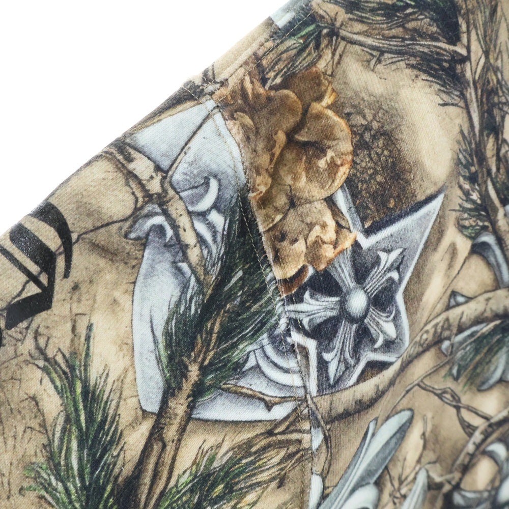 CHROME HEARTS(クロムハーツ) ×NIKE ×NOCTA DRAKE HOODIE ナイキ ノクタ ドレイク バックホースシュープリント プルオーバースウェットパーカー フーディー カーキ