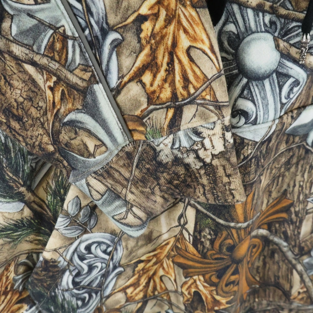 CHROME HEARTS(クロムハーツ) ×NIKE ×NOCTA DRAKE HOODIE ナイキ ノクタ ドレイク バックホースシュープリント プルオーバースウェットパーカー フーディー カーキ