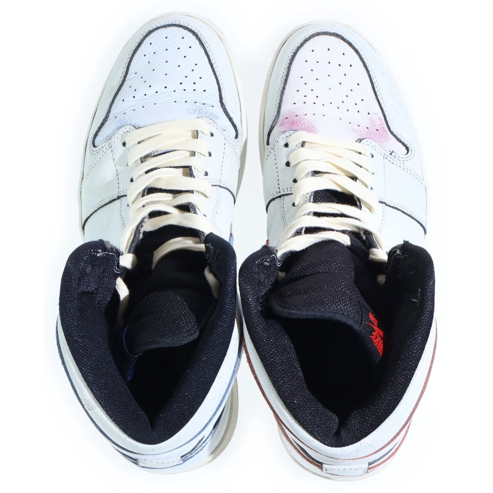 NIKE SB(ナイキエスビー) AIR JORDAN 1 SB QS HIGH LANCE MOUNTAIN WHITE エアジョーダン1 ランス マウンテン ホワイト ハイカットスニーカー ホワイト US10.5/28.5cm 653532-100