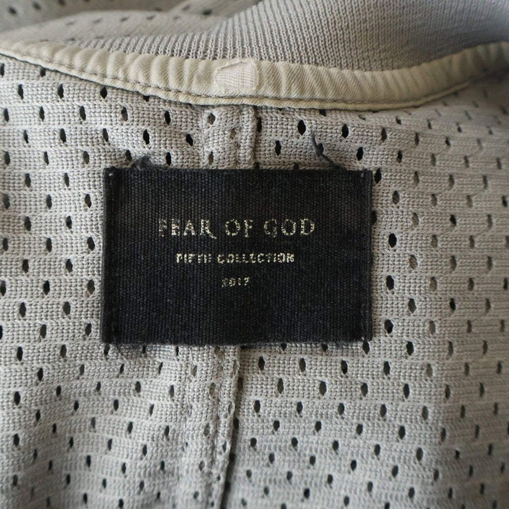 FEAR OF GOD(フィアオブゴッド) FIFTH COLLECTION MESH VEST 5thコレクション メッシュベスト ジャージー タンクトップ グレー