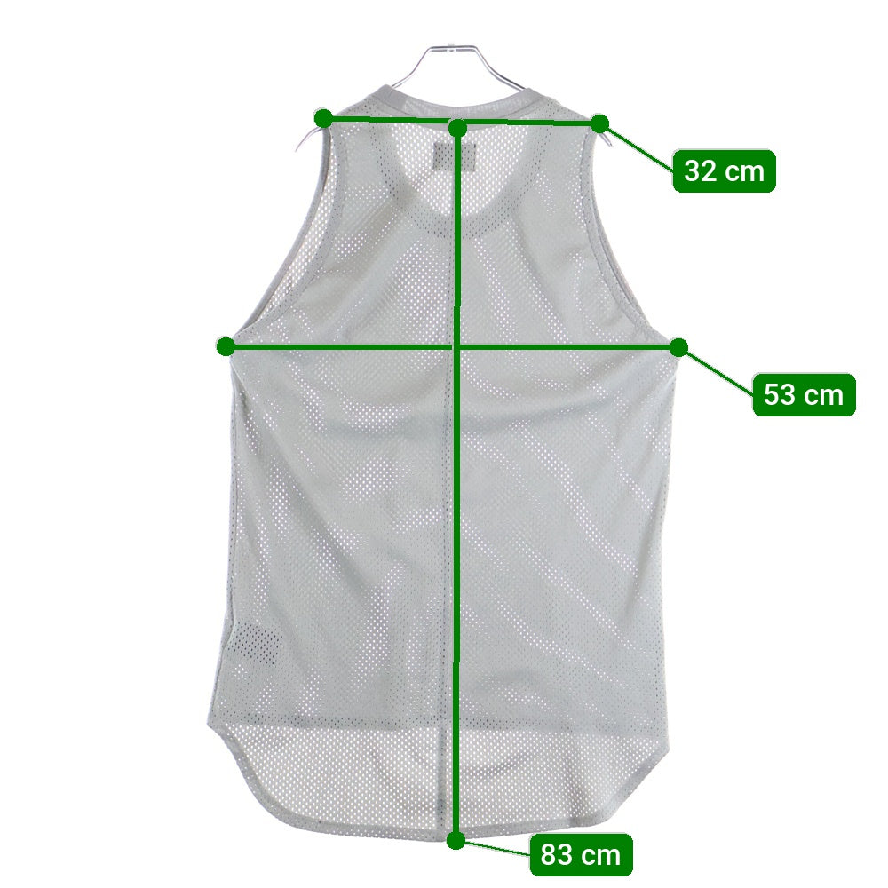 FEAR OF GOD(フィアオブゴッド) FIFTH COLLECTION MESH VEST 5thコレクション メッシュベスト ジャージー タンクトップ グレー