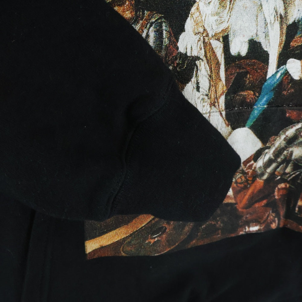 PYREX VISION(パイレックスヴィジョン) ×CHAMPION TEARS PULLOVER PRINT HOODIE チャンピオン ティアーズ 両面プリント プルオーバーパーカー フーディー ブラック