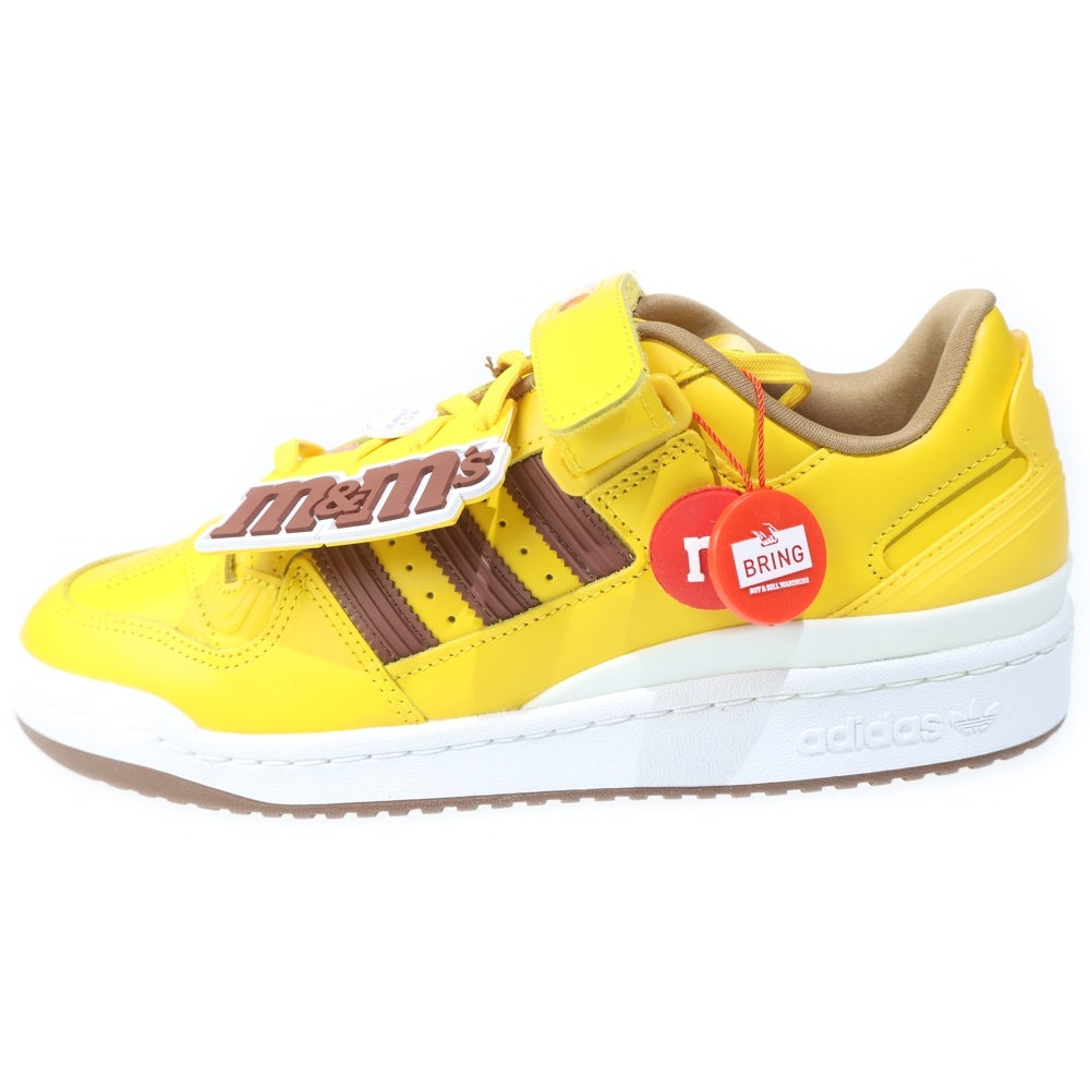 adidas(アディダス) × M&MS FORUM LO84 エムアンドエムズ フォーラム ローカットスニーカー イエロー US8.5/26.5cm GY1179
