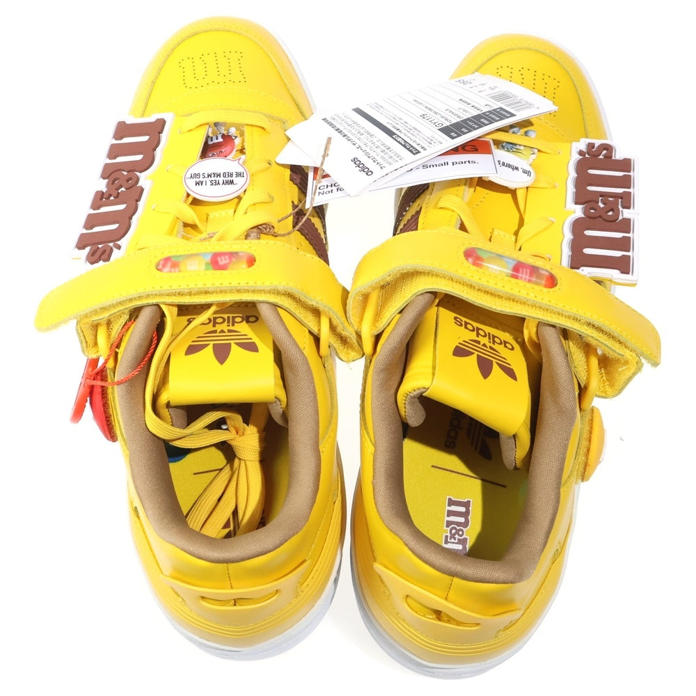 adidas(アディダス) × M&MS FORUM LO84 エムアンドエムズ フォーラム ローカットスニーカー イエロー US8.5/26.5cm GY1179