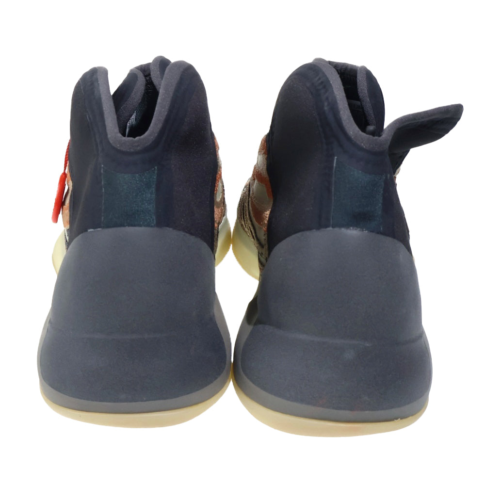 adidas(アディダス) YEEZY QNTM FLASH ORANGE イージー クオンタム ハイカットスニーカー グレー/オレンジ US8.5/26.5cm GW5314