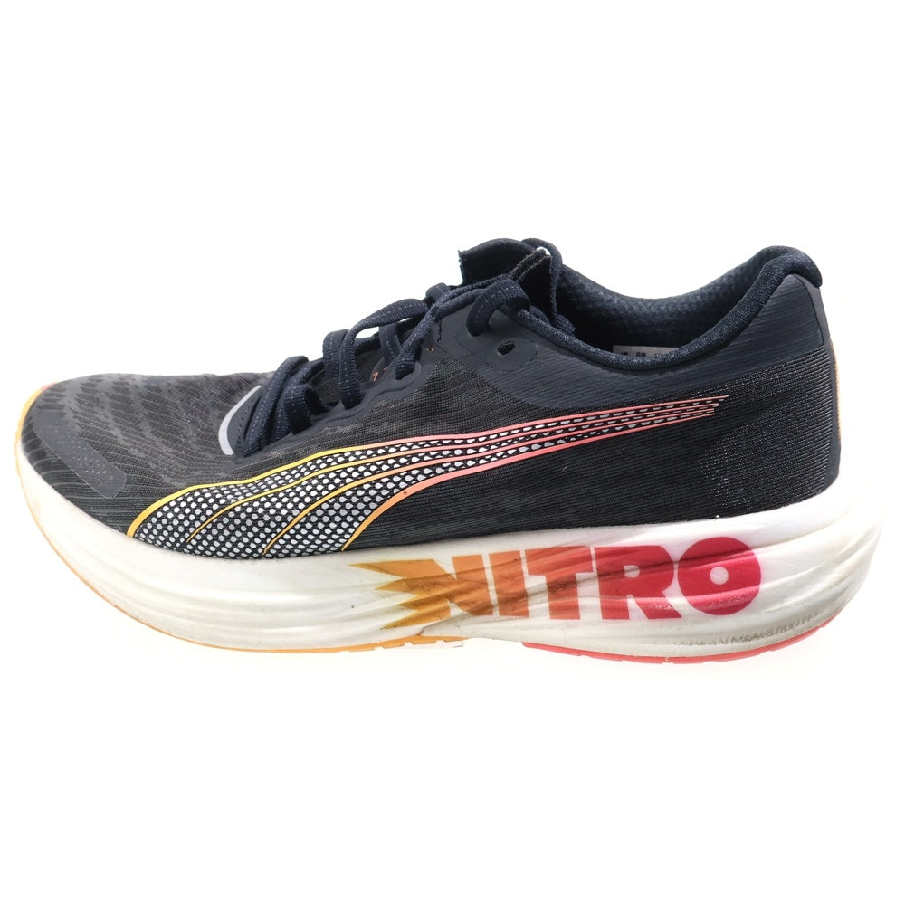PUMA(プーマ) DEVIATE NITRO 2 ディヴィエイト ニトロ2 ローカットスニーカー ブラック US8.5/26.5cm 309697-01