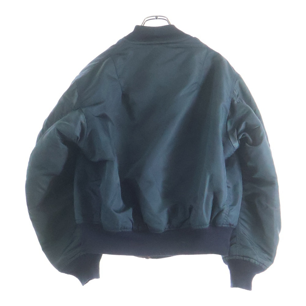 AVIREX(アヴィレックス) 70s USA製 MA-1 EMARジップ ジップアップ ブルゾン ボンバージャケット カーキ MIL-J-82798