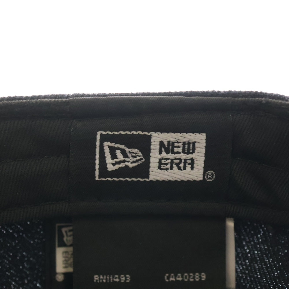 NEW ERA(ニューエラ) × FRAGMENT DESIGN 9FORTY フラグメントデザイン サンダーボルト ロゴ刺繍 6パネルキャップ 帽子 ネイビー