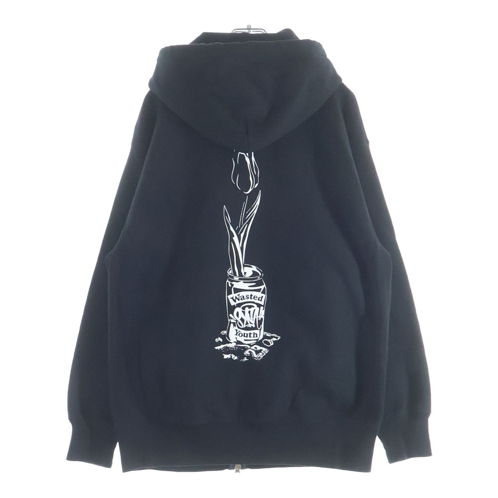 VERDY(ベルディ) 24AW × Central Cee SYNA WORLD VICK Wasted Youth Zip-up Hoodie セントラルシー シナワールド ジップアップ プルオーバースウェットパーカー フーディ