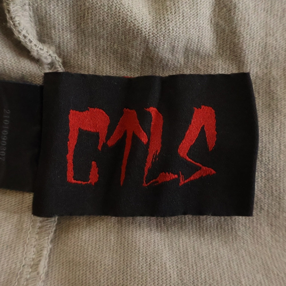 cvtvlist(カタリスト) 21SS CTLS I PILLS TEE グラフィックプリント クルーネック 半袖Tシャツ カットソー ベージュ 2101090307