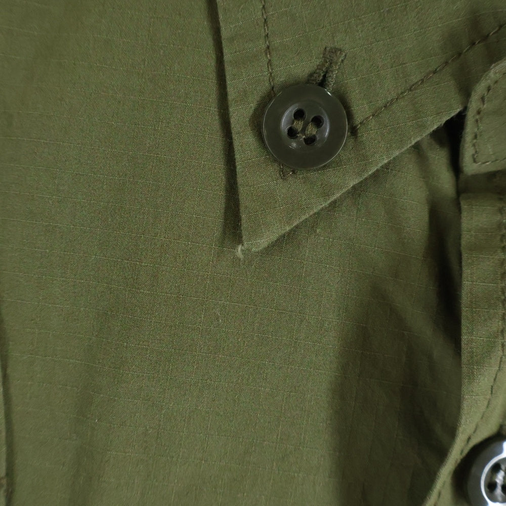 HUMAN MADE(ヒューマンメイド) 21SS HUNTING L/S SHIRT ハンティング ミリタリー ボタンダウン 長袖シャツ カーキ