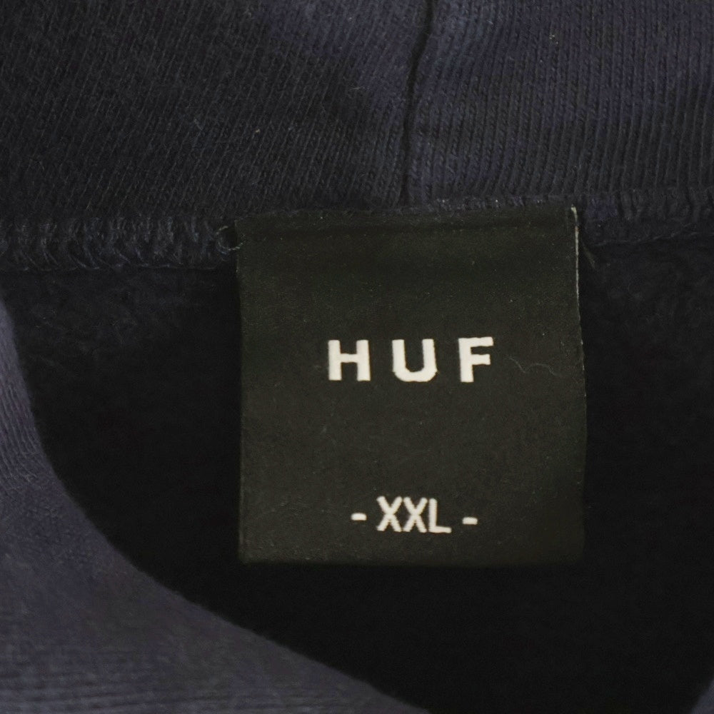 HUF(ハフ) 22AW × NEXUS7 20th Anniversary Believer Hoodie ネクサスセブン 20周年記念限定 ビリーバー プルオーバースウェットパーカー フーディ ネイビー PF00565