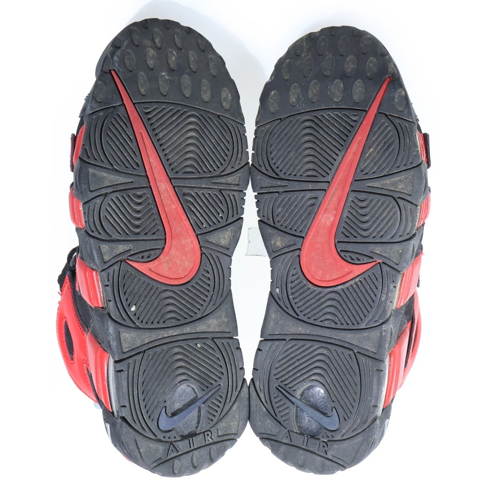 NIKE(ナイキ) AIR MORE UPTEMPO 96 BLACK AND UNIVERSITY RED エアモアアップテンポ ブラック アンド ユニバーシティレッド ハイカットスニーカー US7/25cm DJ4400-001