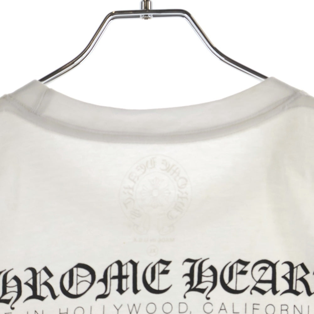 CHROME HEARTS(クロムハーツ) Made In Hollywood S/S Tee ネオンロゴ クルーネック 半袖Tシャツ カットソー ホワイト
