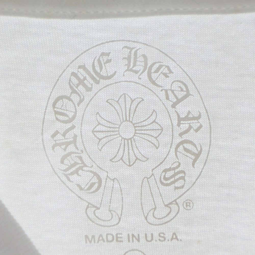 CHROME HEARTS(クロムハーツ) Made In Hollywood S/S Tee ネオンロゴ クルーネック 半袖Tシャツ カットソー ホワイト