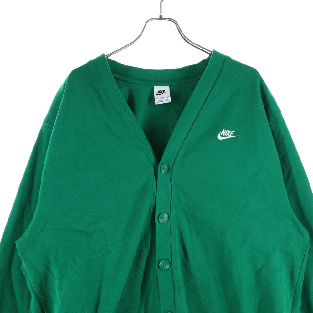 NIKE(ナイキ) CLUB FAIRWAY CARDIGAN クラブ フェアウェイ コットン カーディガン グリーン FN3899-365
