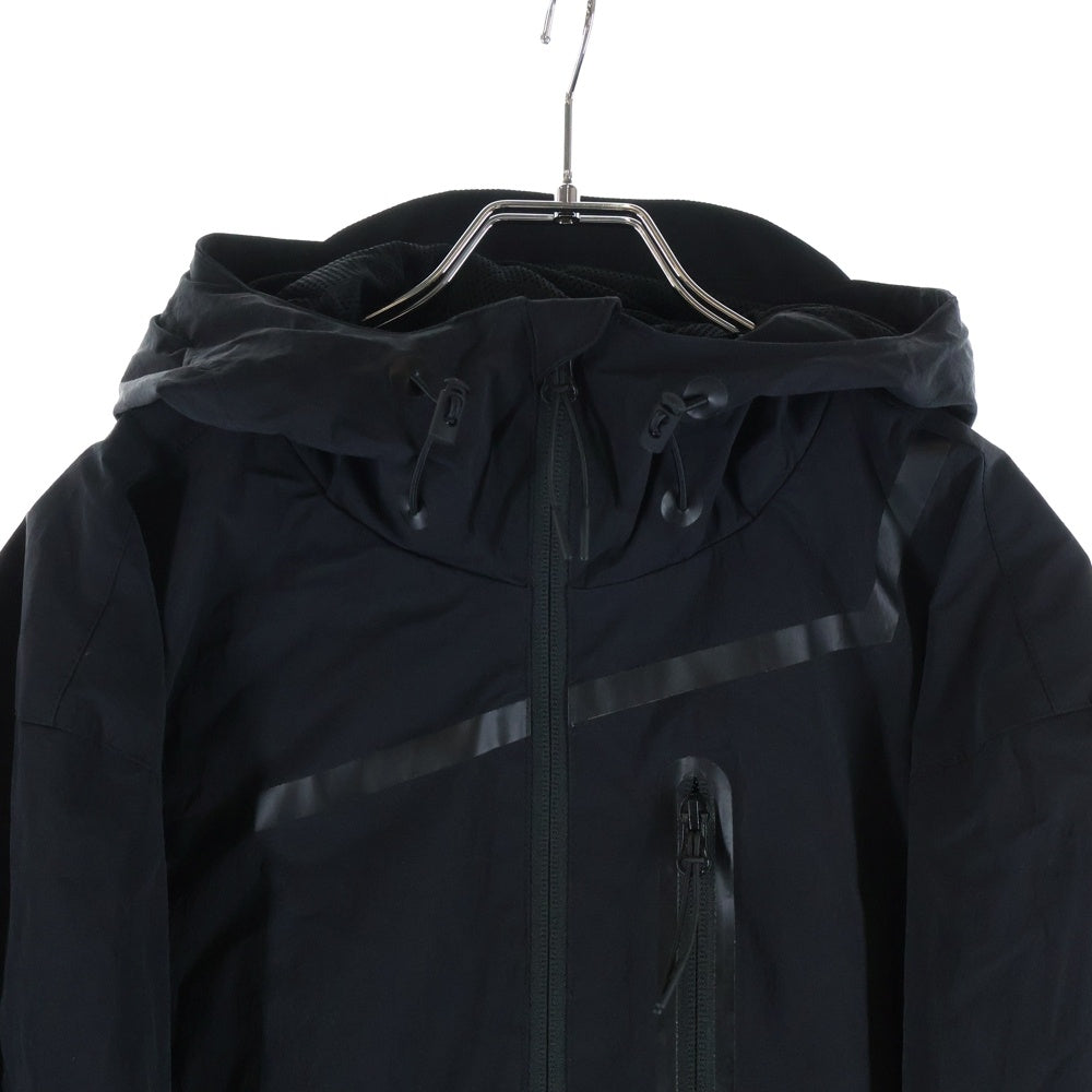 KITH(キス) 22SS Madison Jacket マディソン ナイロン フーデッド ジップアップジャケット ブラック KHM010108