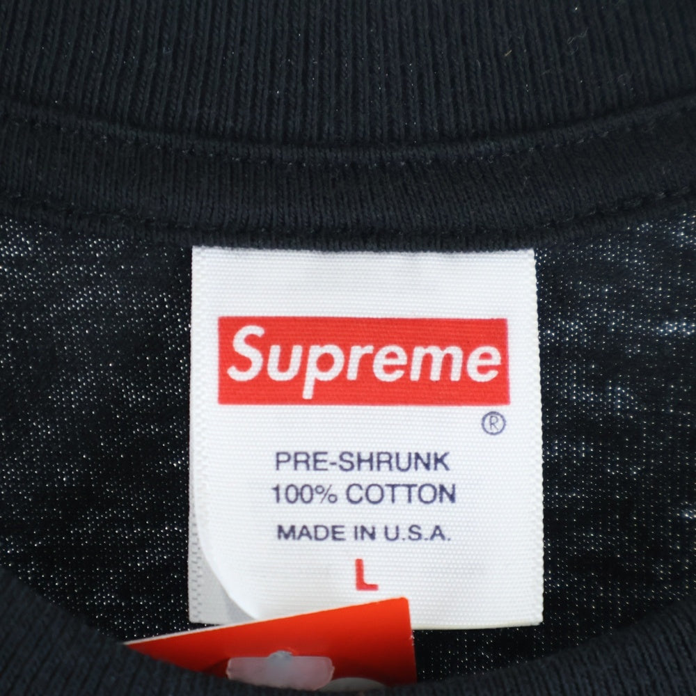 SUPREME(シュプリーム) 24SS Rowlf Tee ロルフ プリント クルーネック 半袖Tシャツ カットソー ブラック