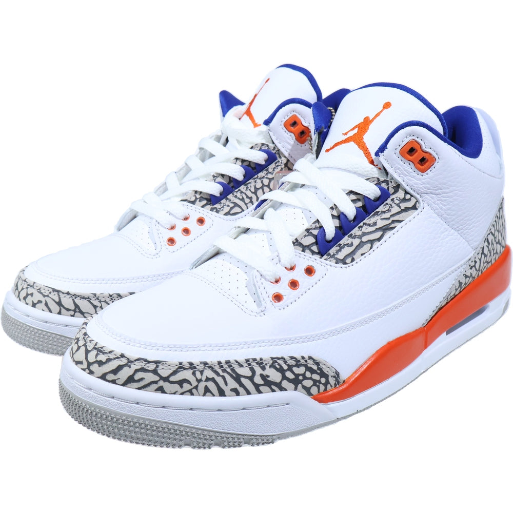 NIKE(ナイキ) AIR JORDAN3 RETRO KINCKS エアジョーダン3 レトロ ニックス ミッドカットスニーカー ホワイト US10/28cm 136064-148
