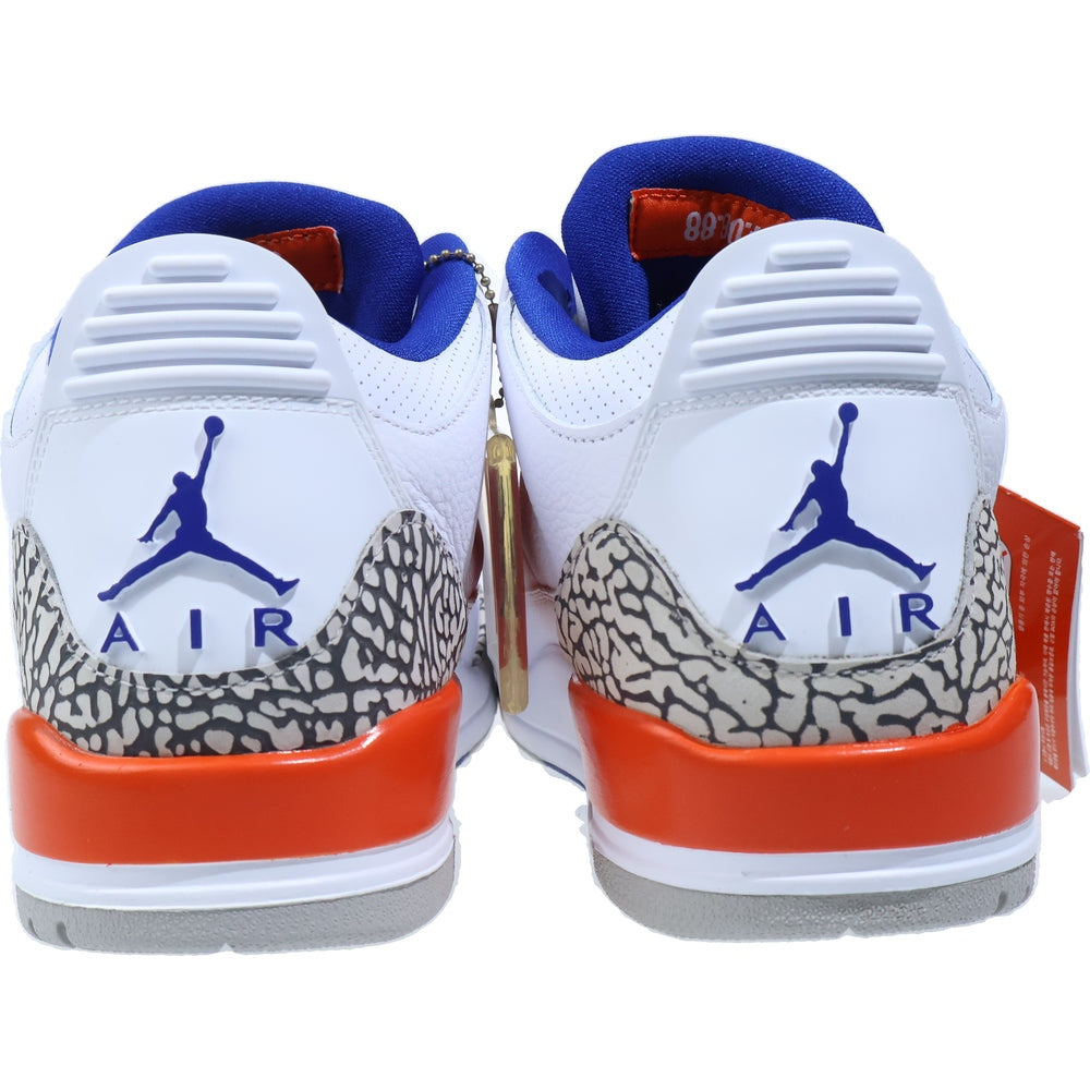 NIKE(ナイキ) AIR JORDAN3 RETRO KINCKS エアジョーダン3 レトロ ニックス ミッドカットスニーカー ホワイト US10/28cm 136064-148