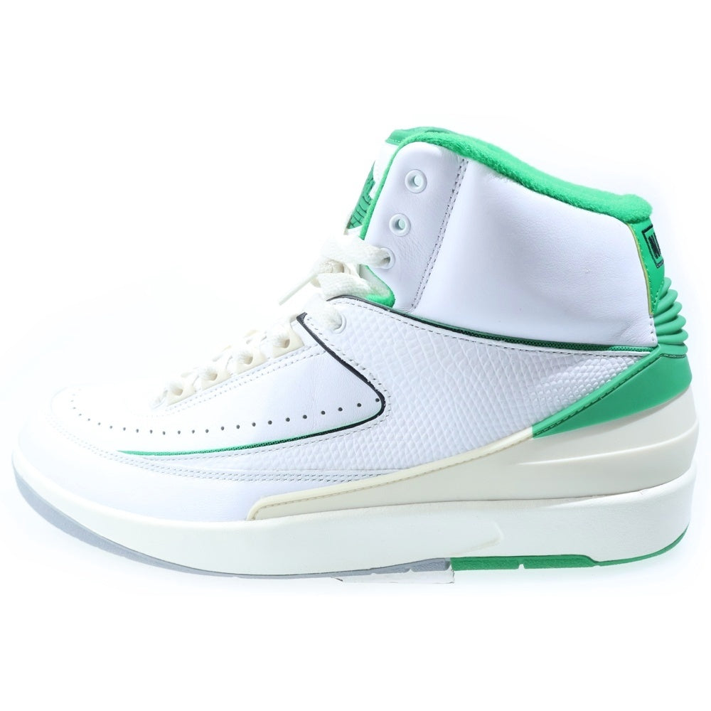 NIKE(ナイキ) AIR JORDAN 2 RETRO Lucky Green エアジョーダン2 レトロ ラッキーグリーン ハイカットスニーカー ホワイト/グリーン US10.5/28.5cm DR8884-103