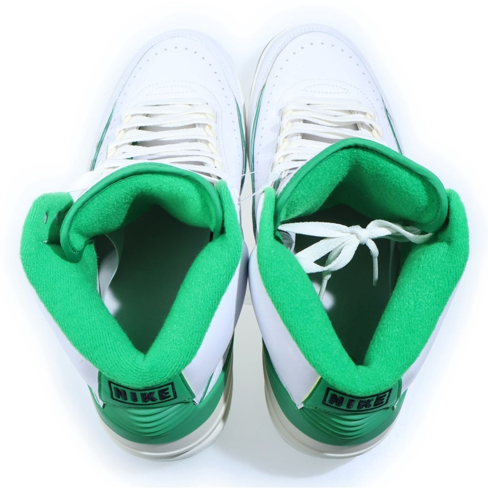 NIKE(ナイキ) AIR JORDAN 2 RETRO Lucky Green エアジョーダン2 レトロ ラッキーグリーン ハイカットスニーカー ホワイト/グリーン US10.5/28.5cm DR8884-103