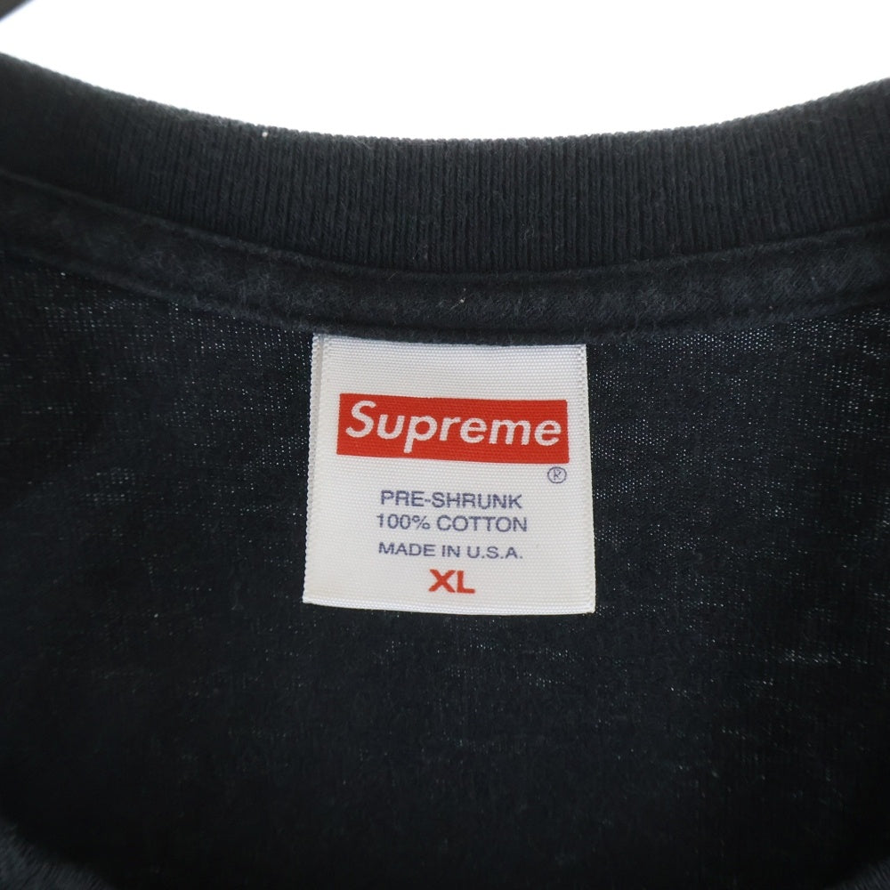 SUPREME(シュプリーム) 22SS Handstyle Tee ハンドスタイル ロゴプリント クルーネック 半袖Tシャツ カットソー ブラック