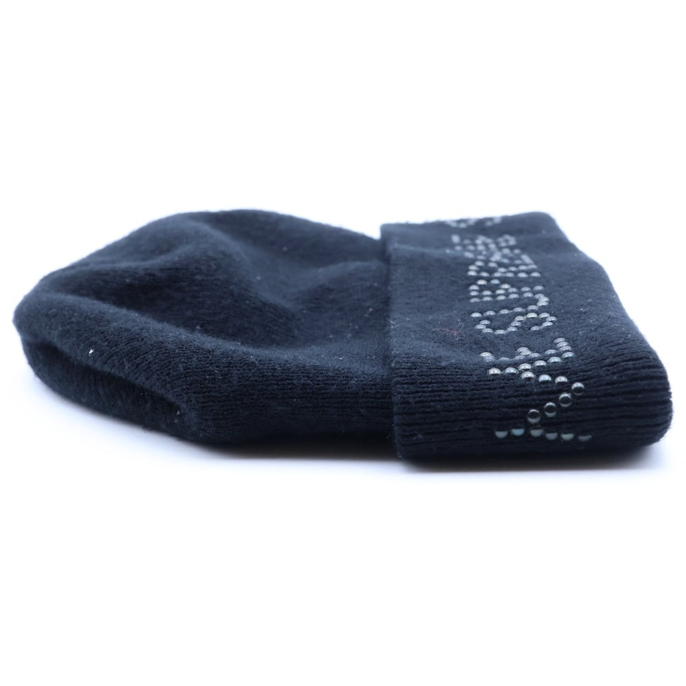 SUPREME(シュプリーム) 16AW Studded Beanie スタッズロゴ ニット ビーニー ニットキャップ 帽子 ブラック