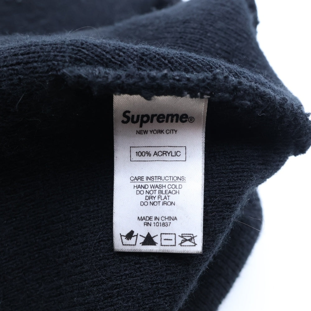 SUPREME(シュプリーム) 16AW Studded Beanie スタッズロゴ ニット ビーニー ニットキャップ 帽子 ブラック
