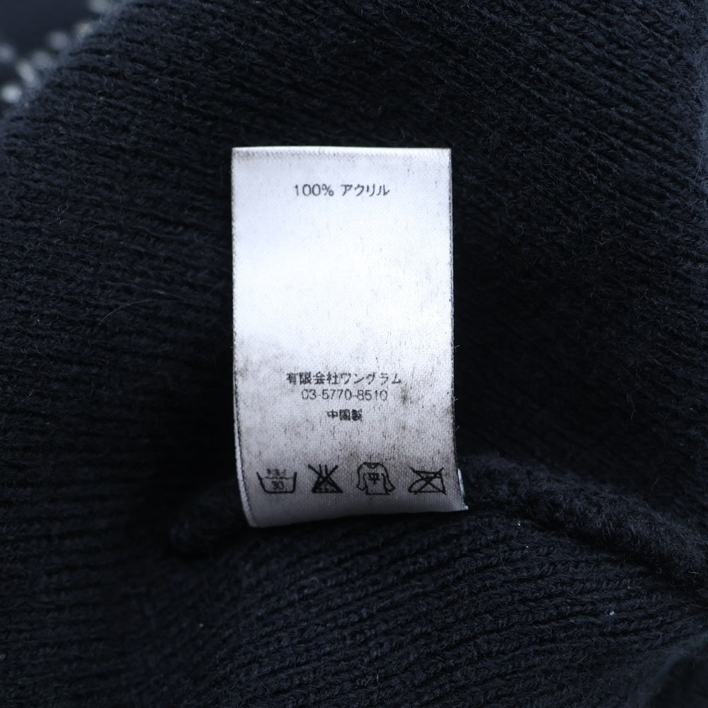 SUPREME(シュプリーム) 16AW Studded Beanie スタッズロゴ ニット ビーニー ニットキャップ 帽子 ブラック