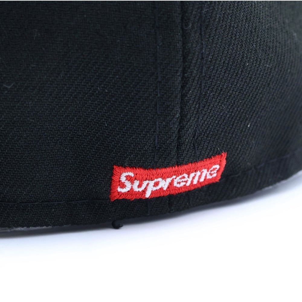 SUPREME(シュプリーム) 23SS Script New Era Cap ロゴ刺繍 スクリプト ニューエラ キャップ 帽子 ブラック