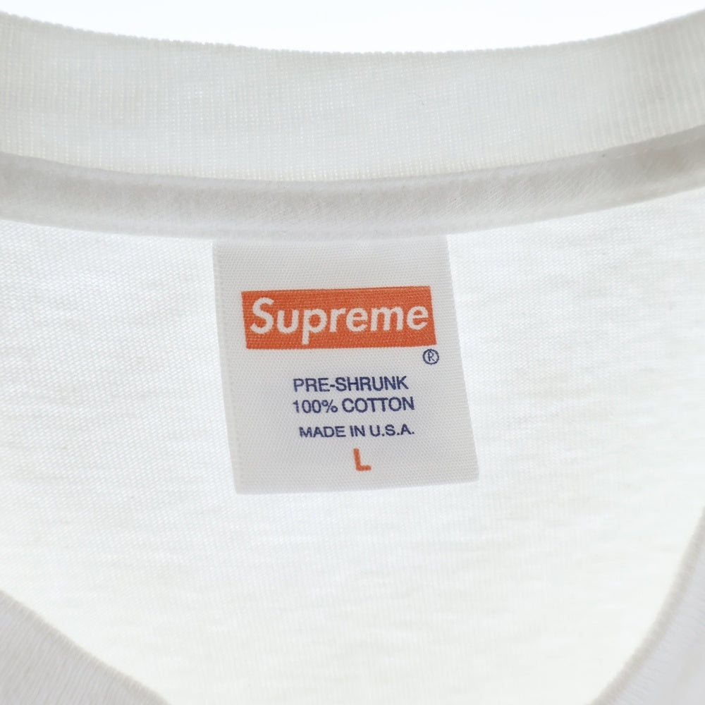 SUPREME(シュプリーム) 17SS Terry Richardson Digi tee デジ テリーリチャードソン プリント 半袖Tシャツ クルーネックカットソー ホワイト