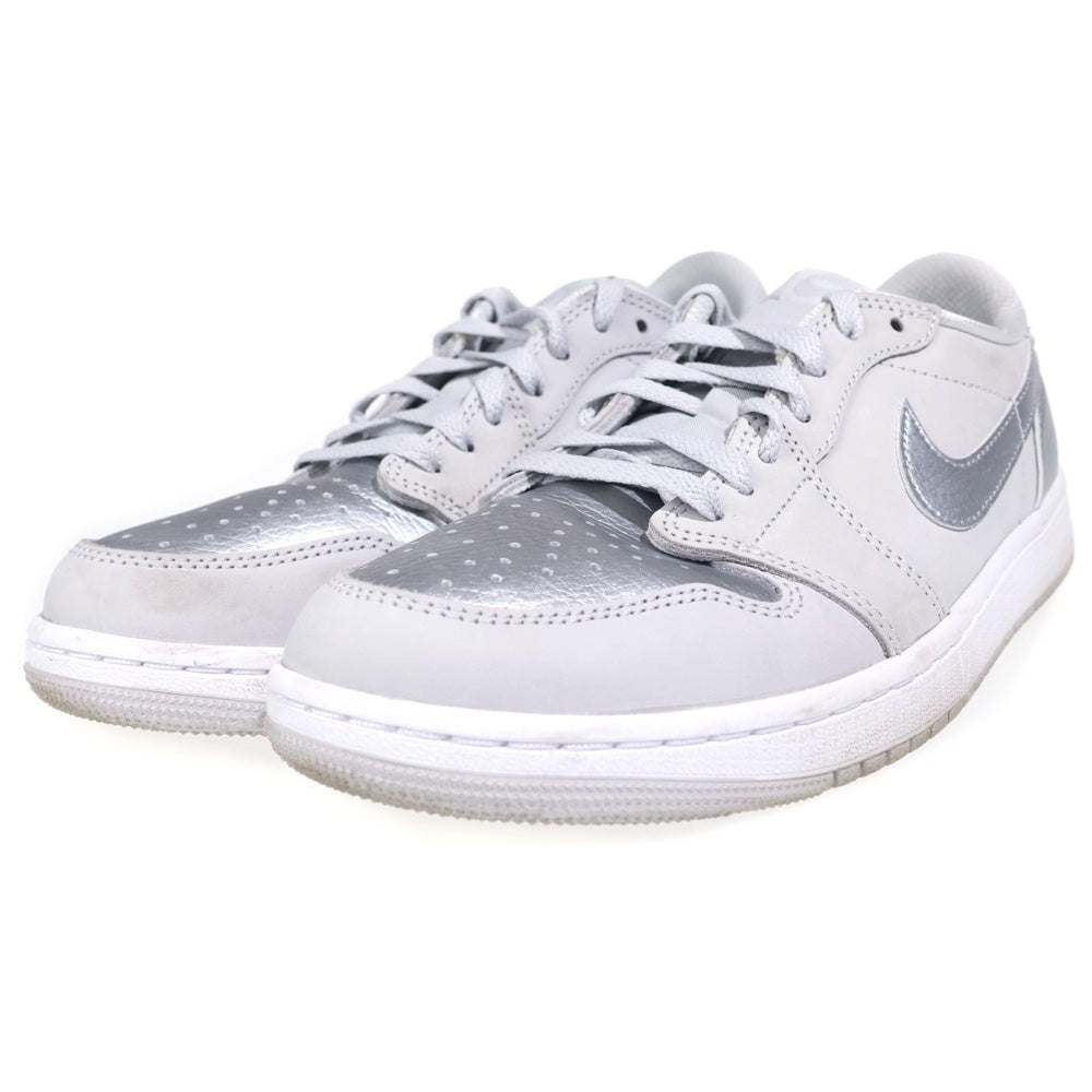 NIKE(ナイキ) AIR JORDAN 1 RETRO LOW OG SILVER エアジョーダン 1 レトロ ローカットスニーカー シルバー US9/27cm CZ0790-002