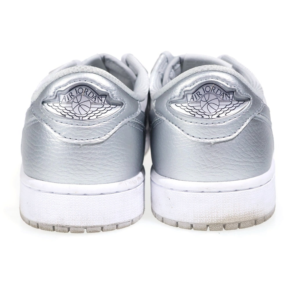 NIKE(ナイキ) AIR JORDAN 1 RETRO LOW OG SILVER エアジョーダン 1 レトロ ローカットスニーカー シルバー US9/27cm CZ0790-002